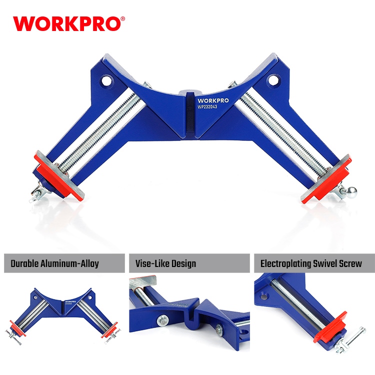 WORKPRO แคลมป์เข้ามุม 90 องศา รุ่น WP232043 รูปที่ 3