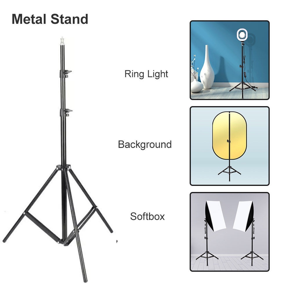 ซื้อ ขาตั้ง ขาตั้งไฟ ขาตั้งกล้อง ขาตั้งไฟไลฟ์สด ขาตั้งอุปกรณ์เสริม เบา ทนทาน ปรับความสูงได้ถึง 2.1 เมตร ขาตั้งปรับสูงต่ำได้