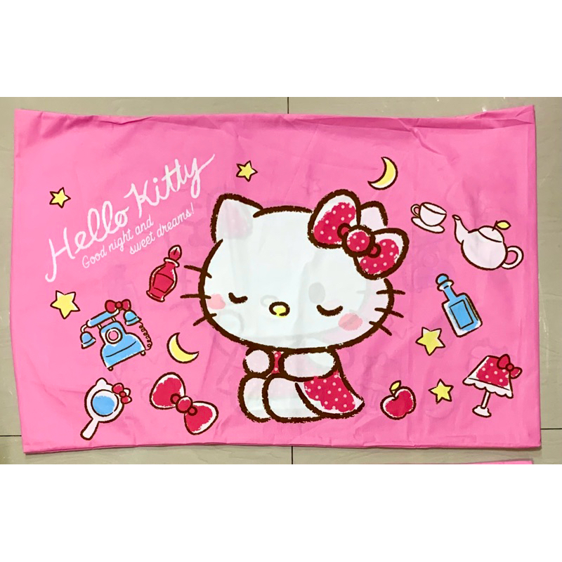 ปลอกหมอนหนุนแบรนด์โตโต้ TOTO  ลายHello Kitty ลิขสิทธิ์จากSanrio (เดี่ยว)