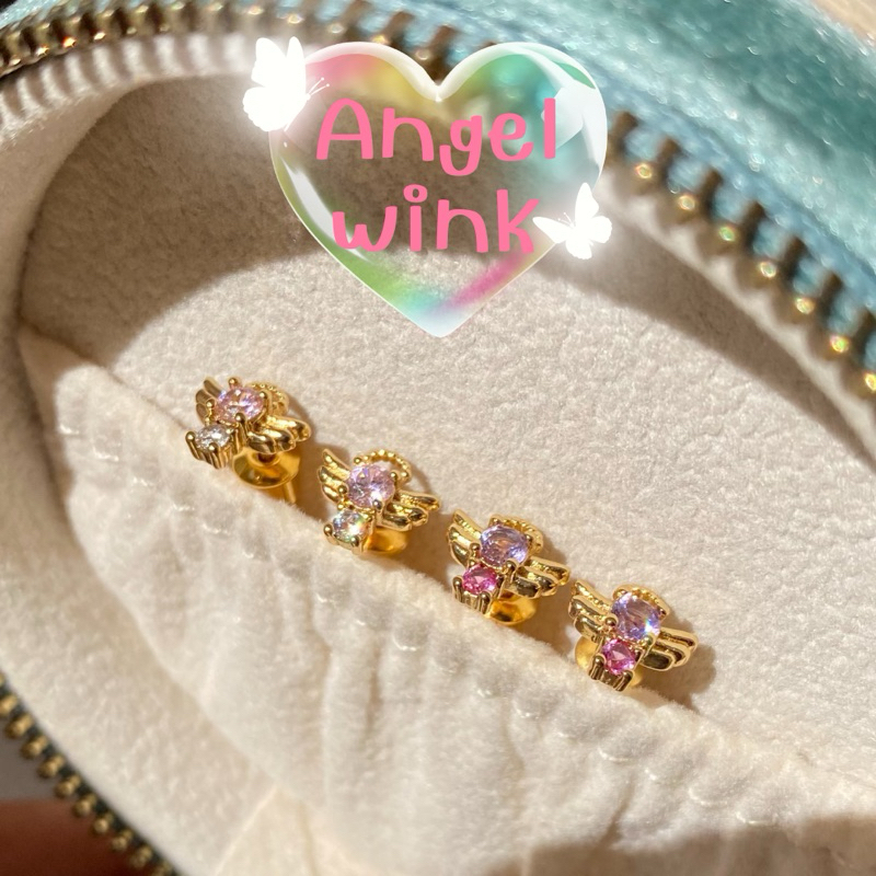Thelucy Angel winks earrings