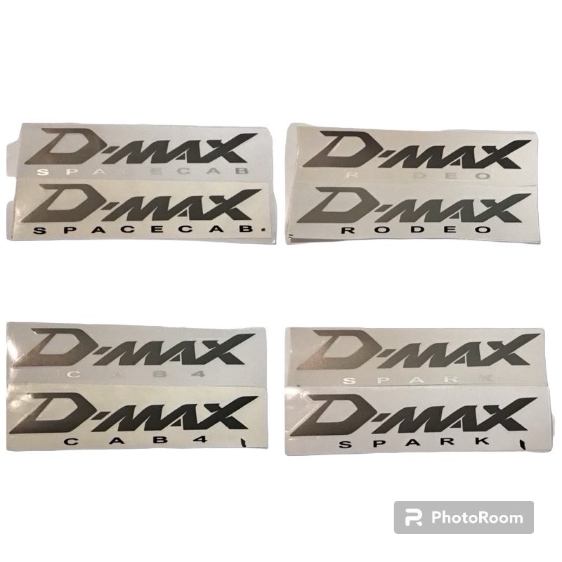 Dmax รุ่น2 ISUZU SPACECAB SPARK RODEO CAB4 สติ๊กเกอร์ ดีแมกซ์ อีซูซุ  D-MAX STICKER แก้ม ท้าย ซ้าย ขวา รุ่น GOLD SERIES