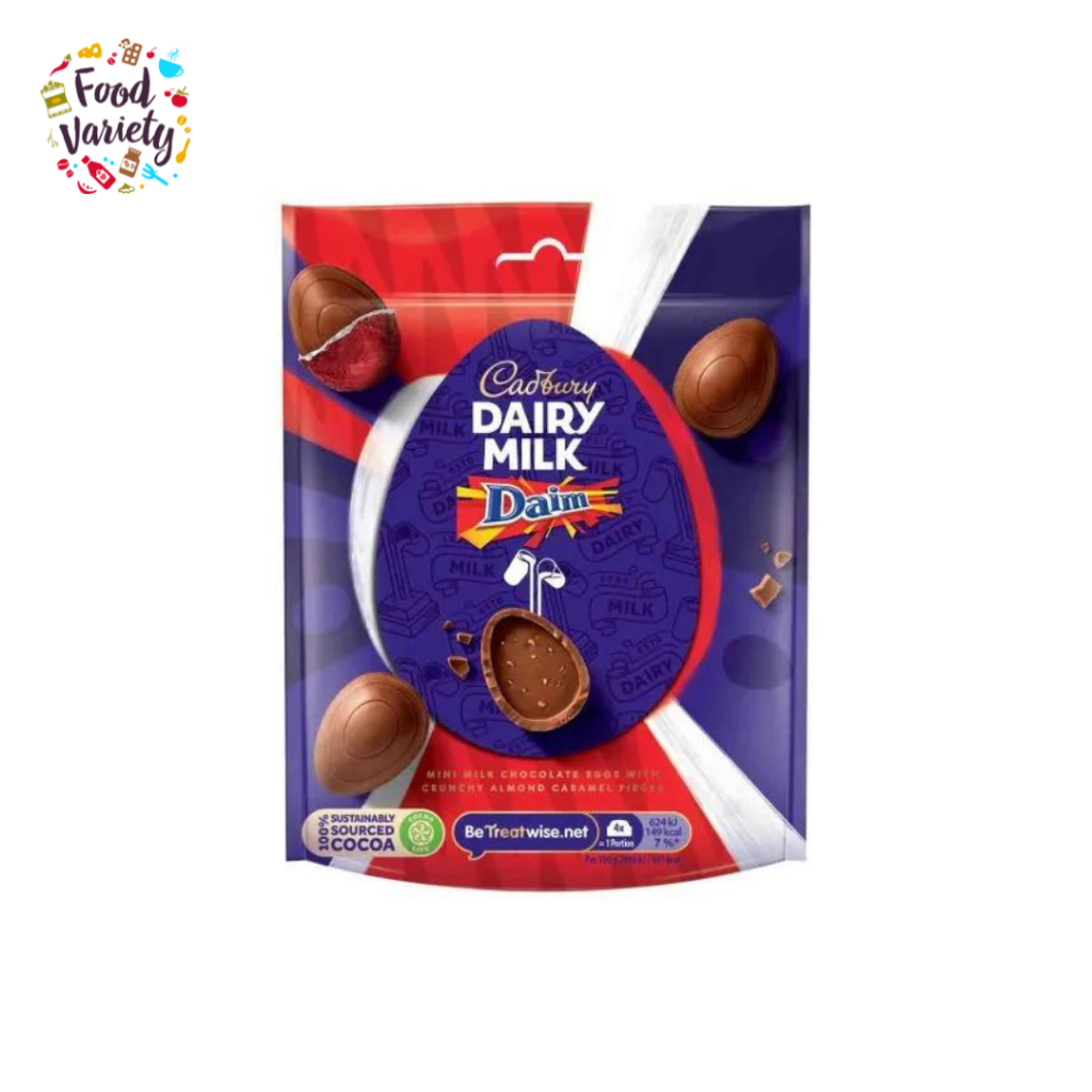 [BestBefore 31Jul 2026] Cadbury Dairy Milk Miniature Daim Chocolate Easter Egg Bag 77g แคดเบอรี แดรี