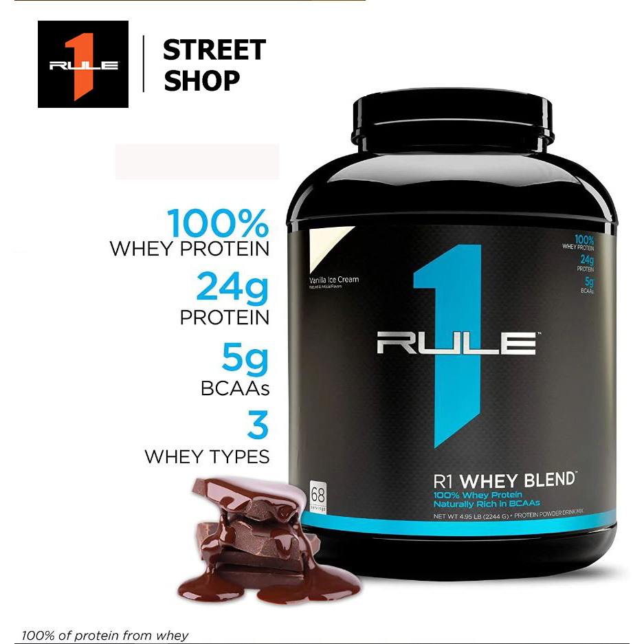 Rule 1 - Whey Protein Blend 5lbs (68 Servings)