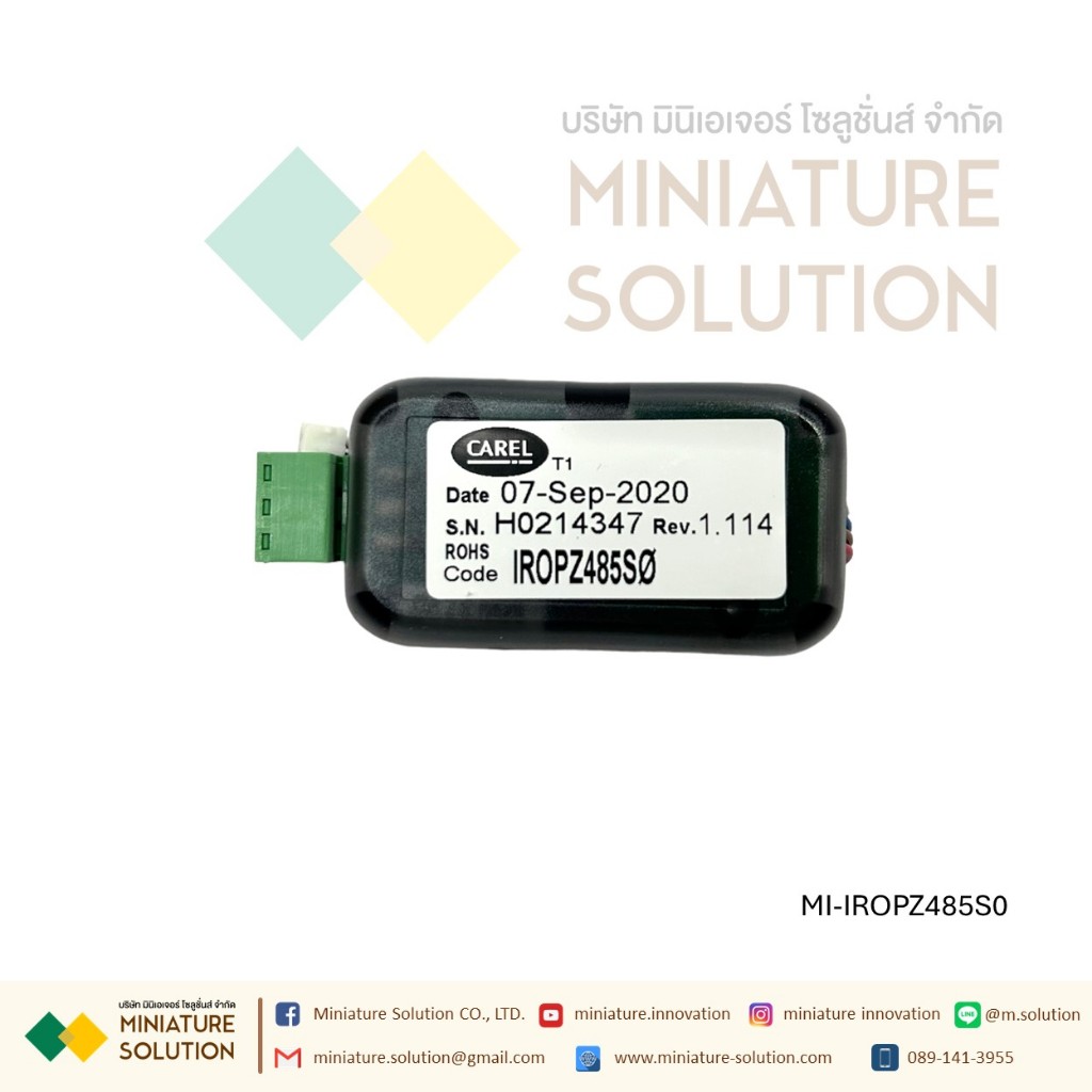 IROPZ485S0 - Communication module CAREL RS485 communication card IROPZ48500 IROPZ485OO IROPZ485S0