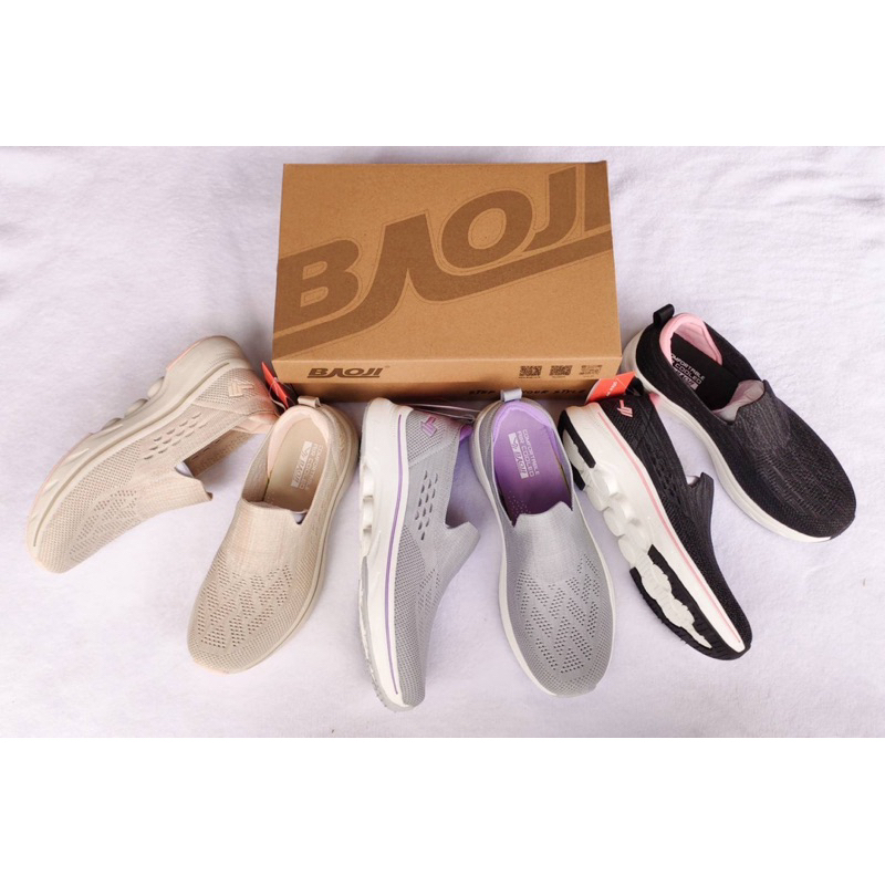 รองเท้าผ้าใบสลิปออน เบาจิ รุ่น Bjw1046