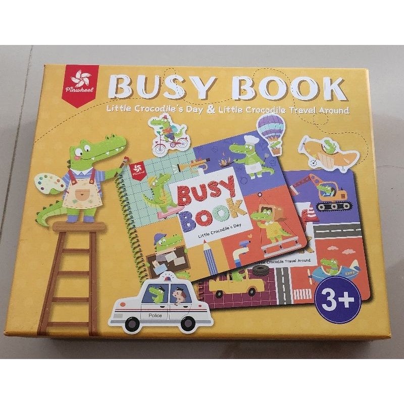 หนังสือกิจกรรม Busy book (pinwheel มือ 2 สำหรับน้อง 3 ขวบ)