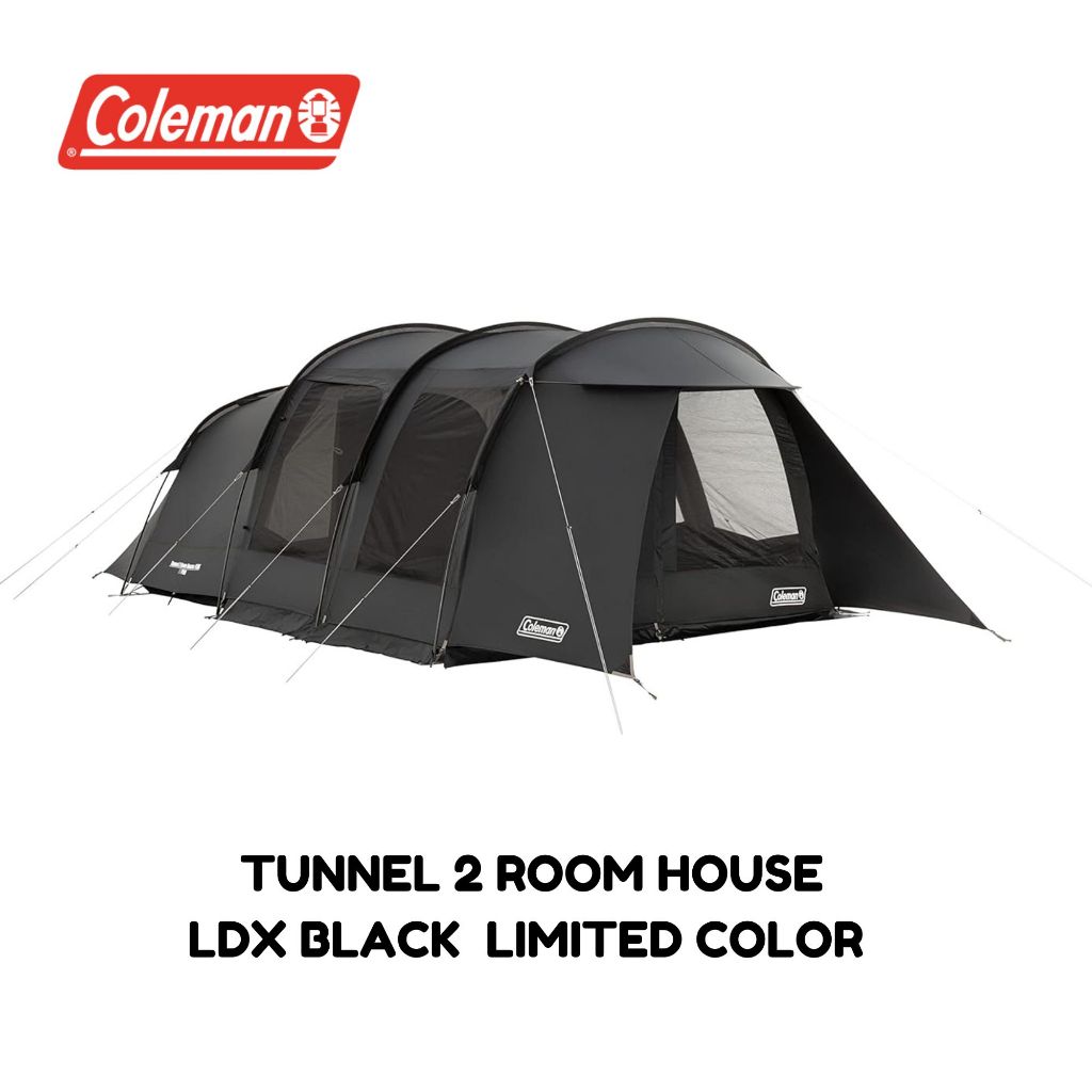 เต็นท์ Coleman Tunnel 2 Room House 2190862 Tent  / LDX Black Limited Color Japan พร้อมส่ง