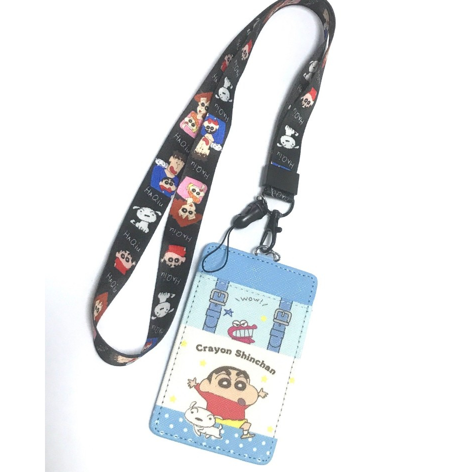 SC สายคล้องคอ สายคล้องบัตร ที่ใส่บัตร ซองใส่บัตร พร้อมสายคล้องคอ ลาย SC งานดี สวยงาม สำหรับ บัตร 6x8