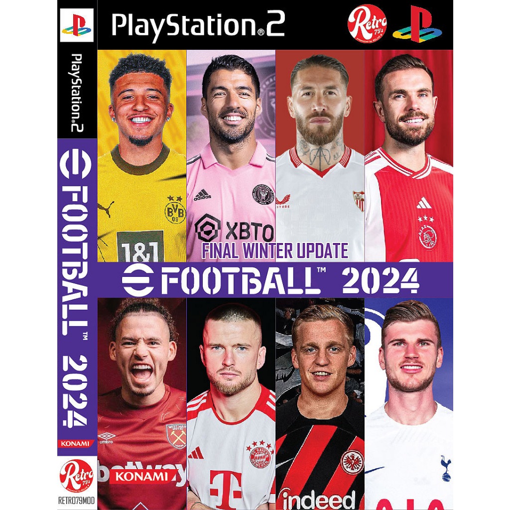 💿 แผ่นเกมส์ PS2 💿 E football 2024 - FINAL WINTER UPDATE - PES 2024 EFOOTBALL ⚔️ PlayStation 2