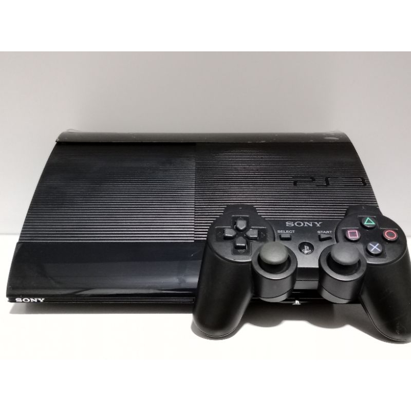 เครื่องเกมส์ Ps3 - Super slim 500 GB เล่นแผ่นแท้ (Playstation 3) Console ครบชุด