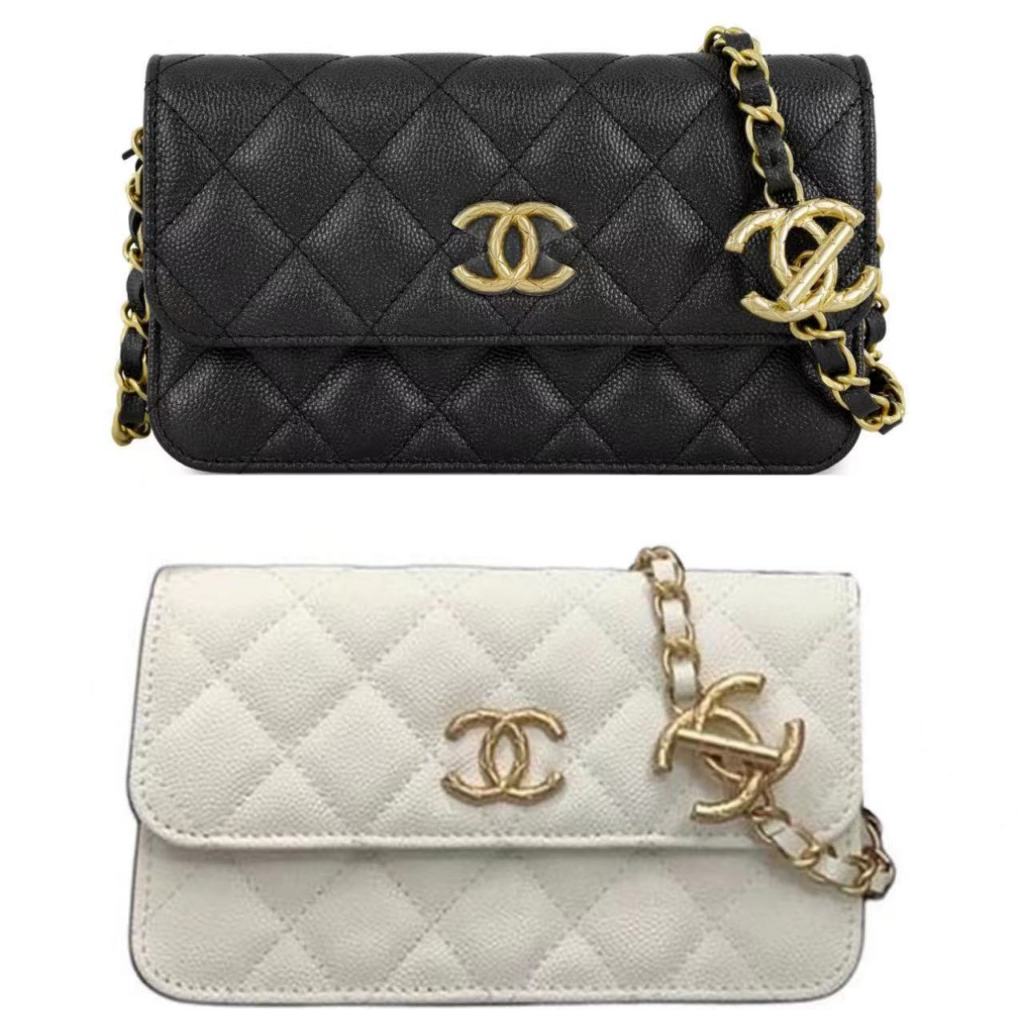 Chanel/กระเป๋าโซ่/กระเป๋าสะพาย/กระเป๋าสะพายข้าง/AP3482/ของแท้ 100%