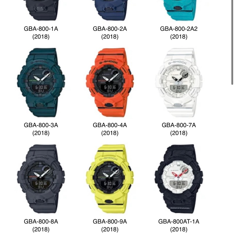 (แถมไขควง‼️)สายนาฬิกา G-Shock รุ่น GBD-800/GBA-800 ของแท้100%