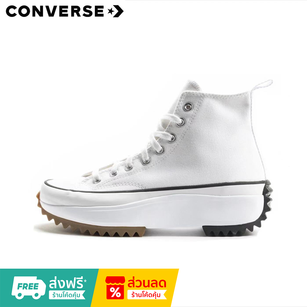 ของแท้ 💯 CONVERSE รองเท้าผ้าใบ รุ่น Converse Run Star Hike【จัดส่งฟรี 】สีขาว UNISEX
