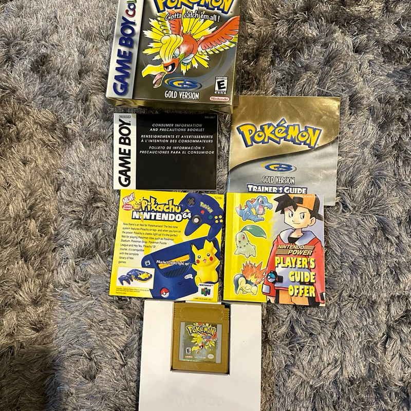 ตลับแท้ GBC : Pokemon Gold (US)
