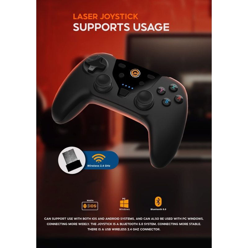 Neolution E-Sport Midas Gen 2  berserk  laser PS3/PC Wired Gamepad