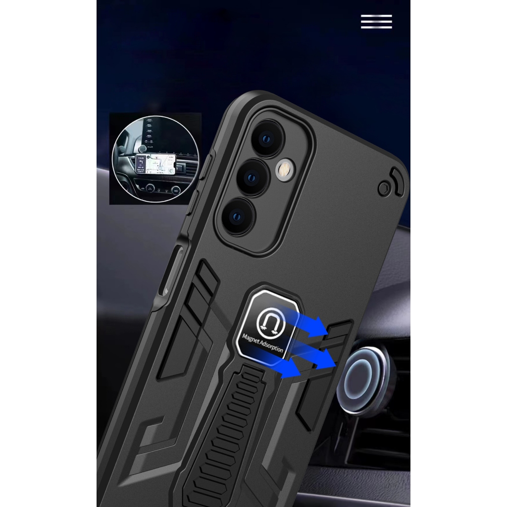 Case Samsung Galaxy A35 5G เคสตั้งได้ กันกระแทกมีขาตั้ง A35 5G [ สินค้าพร้อมส่ง ]