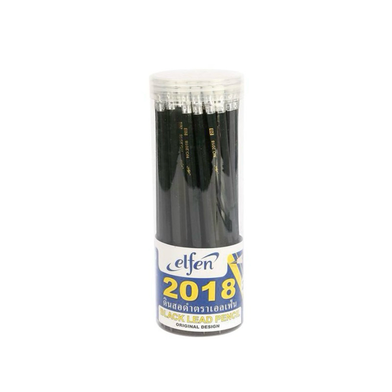 เอลเฟ่น Elfen ดินสอ 2B รุ่น2018 จำนวน 50 แท่ง ดินสอไม้