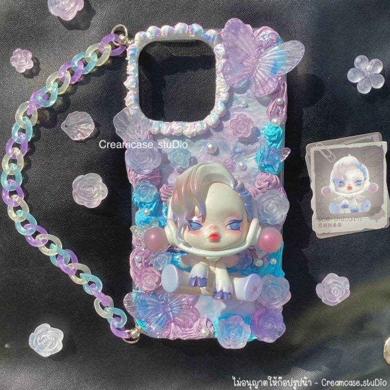 (ของแท้,ออกแบบเองได้)รับทำเคสskullpanda the mare of animal arttoy diy วิปครีม สั่งทำได้ มีทุกรุ่น