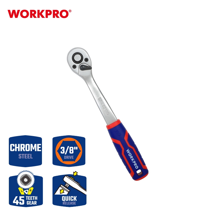 WORKPRO ประแจ ด้ามขันฟรี 3/8 นิ้ว, 45 ฟัน รุ่น WP271008