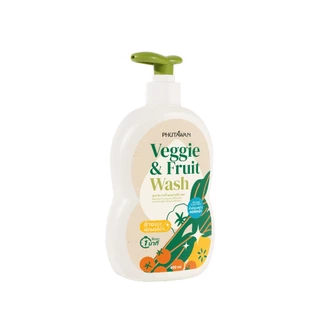ภูตะวัน VEGGIE & FRUIT WASH เวจจี้ แอนด์ ฟรุ๊ต วอช ผลิตภัณฑ์ทำความสะอาด ใช้สำหรับล้างผักและผลไม้
