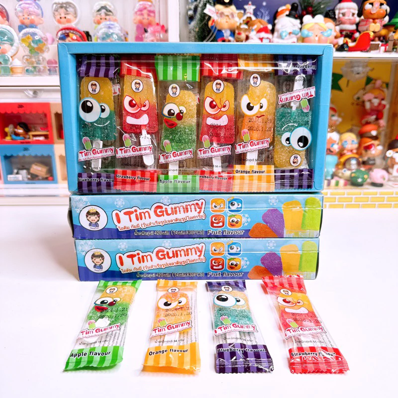 เยลลี่ไอติมรสผลไม้ อย.ไทย 1 กล่อง 30 ชิ้น