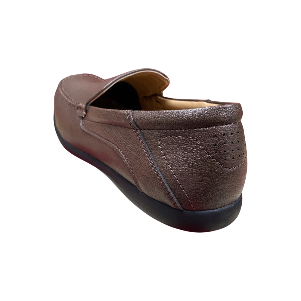 FREEWOOD CASUAL SHOES รองเท้าลำลองผู้ชาย หนังแท้ รุ่น 79-627 สีดำ / สีน้ำตาล ( BLACK / BROWN )