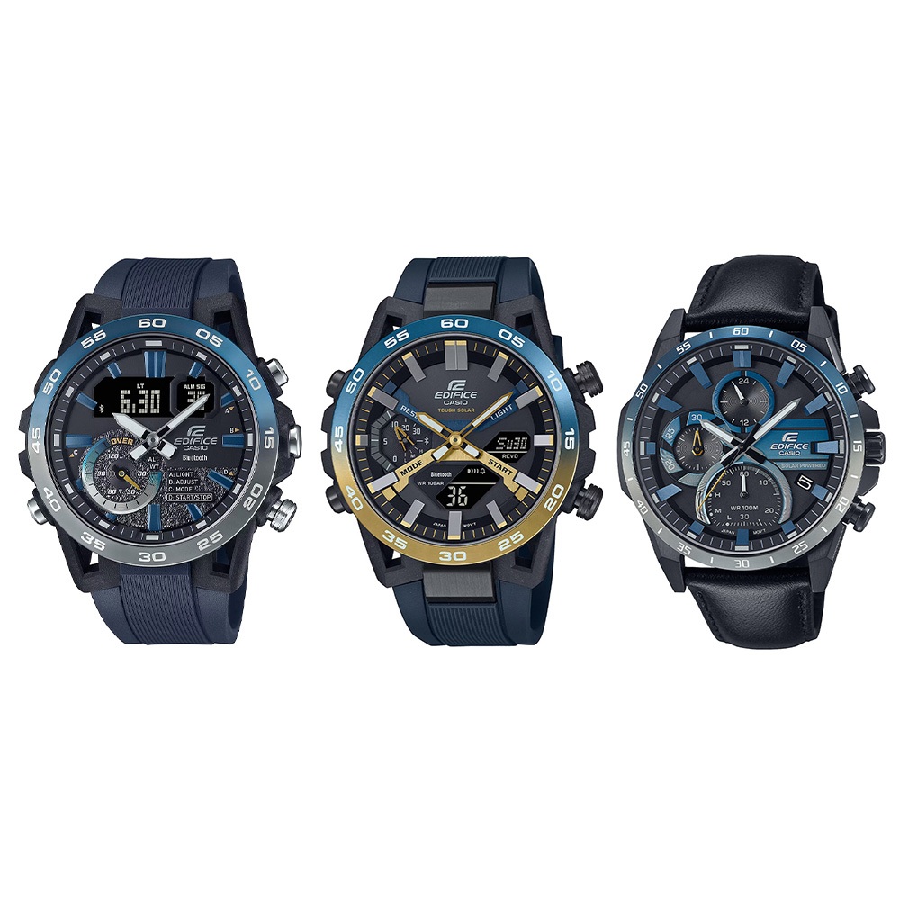 Casio Edifice นาฬิกาข้อมือผู้ชาย รุ่น ECB-40NP, ECB-2000NP, EQS-940NL (EQS-940NL-1A,ECB-40NP-1A,ECB-