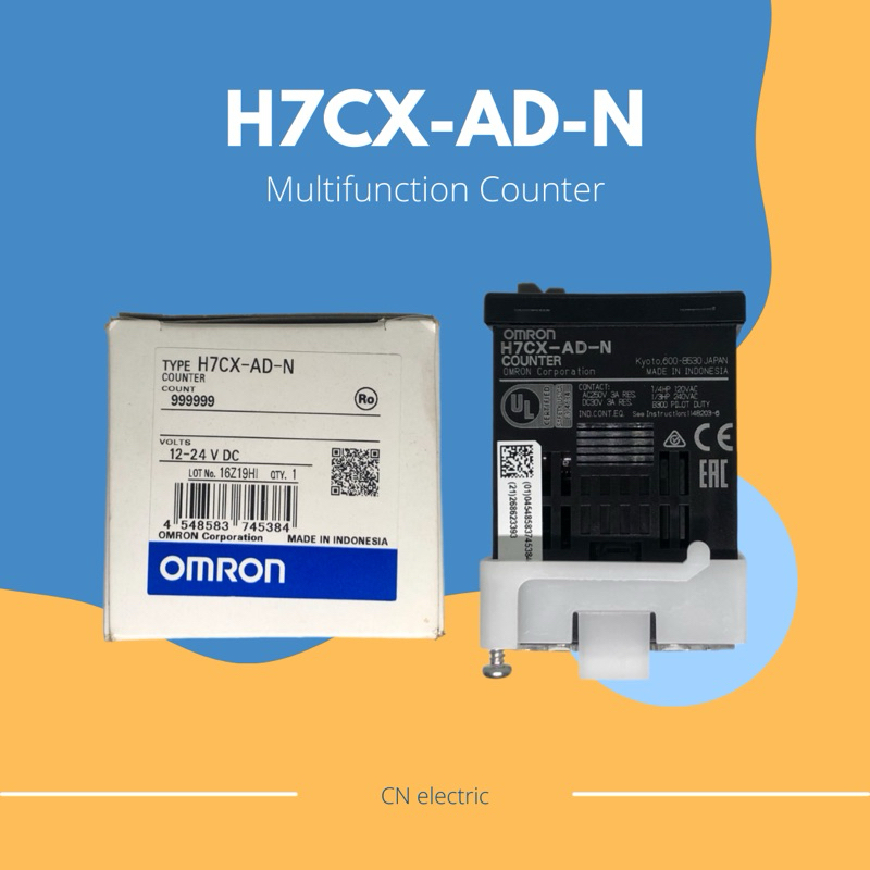 OMRON H7CX-AD-N DIGITAL COUNTER 6 DIGIT 12-24 VDC  สินค้าแท้ 100% พร้อมส่งจากไทย
