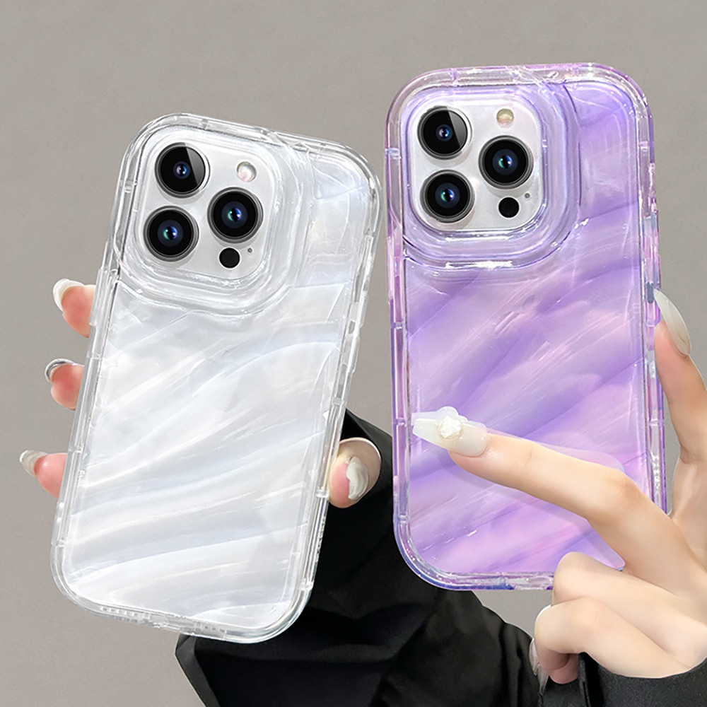 เคสโทรศัพท์ for iPhone 11 13 16 15 14 12 Pro Max 6 7 8 Plus XR XS X SE ซิลิโคน เคสไอโฟน กันกระแทก เคสใส ฝาครอบ TPU สีทึบ