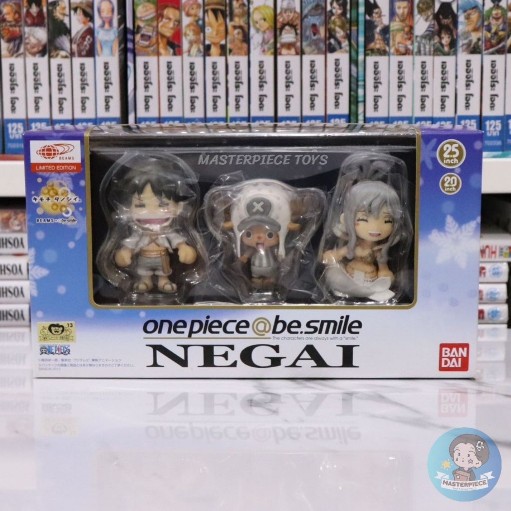 One Piece @Be.Smile NEGAI Luffy Chopper Shirahoshi วันพีซ ฟิกเกอร์ พร้อมส่ง