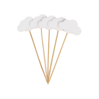 ป้ายปักเค้ก ก้อนเมฆ ตกแต่งเค้กวันเกิด Cake Topper