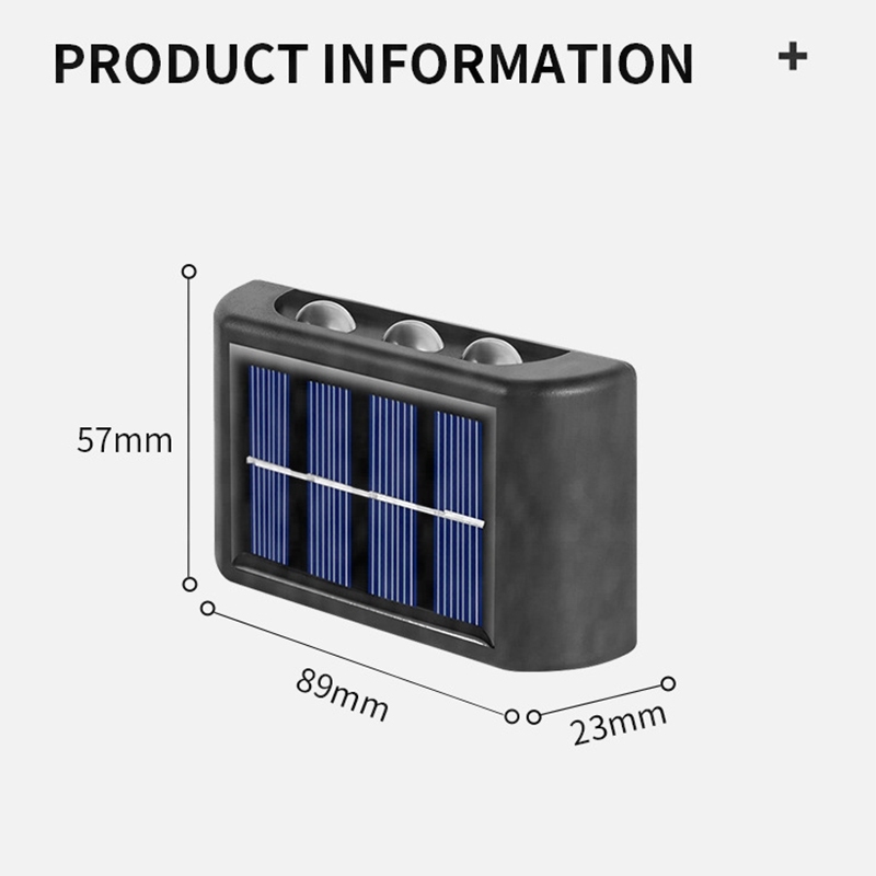 【พร้อมส่งจ้า】โคมไฟติดผนัง 16LED Solar Light ดวง พลังงานแสงอาทิตย์ กันน้ํา สวิตช์อัตโนมัติ สําหรับติดตกแต่งผนังบ้าน สวน - รูปที่ 7