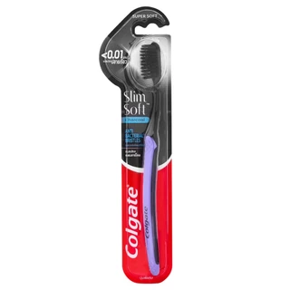 COLGATE CTBM Slim Soft CH Charcoal คอลเกต แปรงสีฟัน สลิมซอฟท์ ชาร์โคล