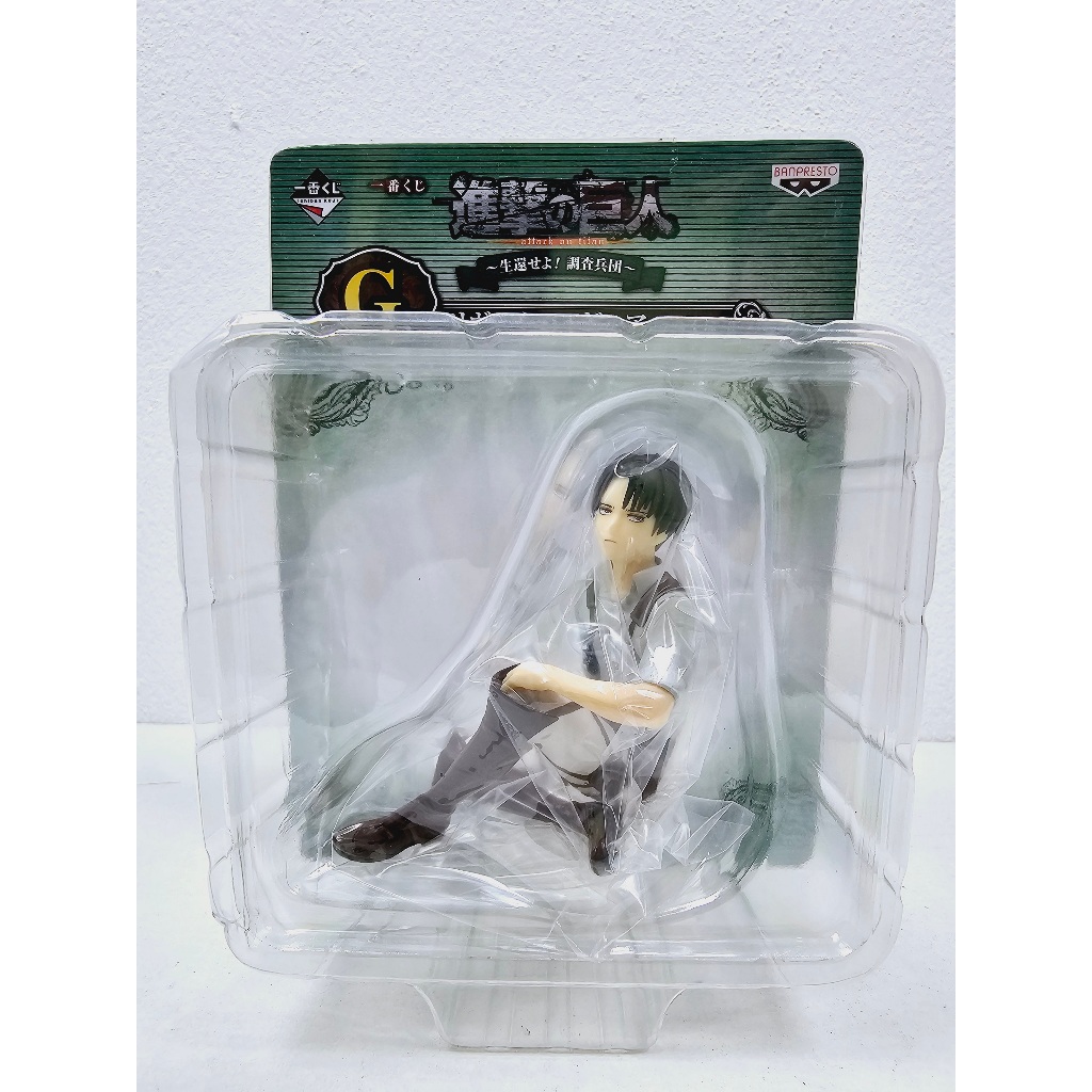 [ฟิกเกอร์แท้] Ichiban Kuji Shingeki no Kyojin ~ Seikanseyo! Chousa Heidan ~ - Levi (Banpresto)