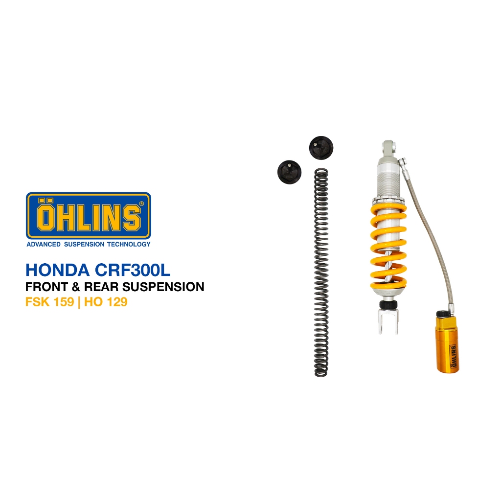 โช้คหลัง Ohlins HO213 สำหรับ CRF300L และ CRF300RALLY  ปี2021-2024