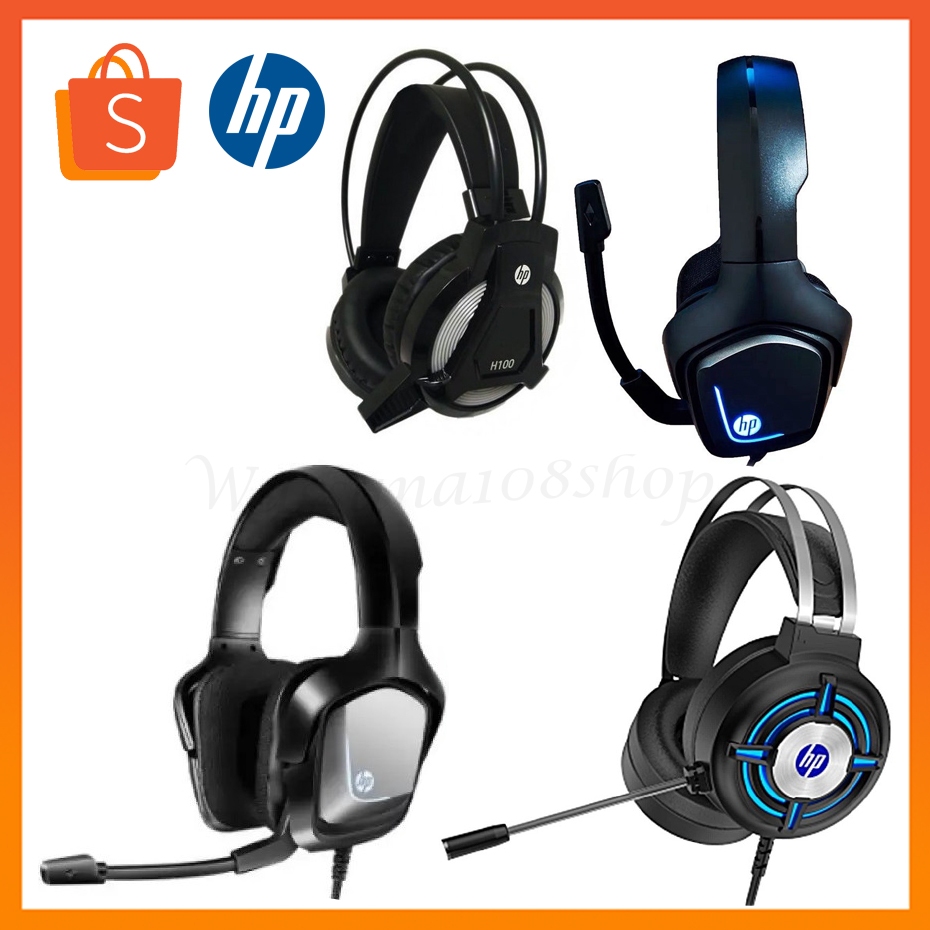 HP หูฟัง รุ่น H220/H220GS/H120/H100 Gaming Headset (Black)