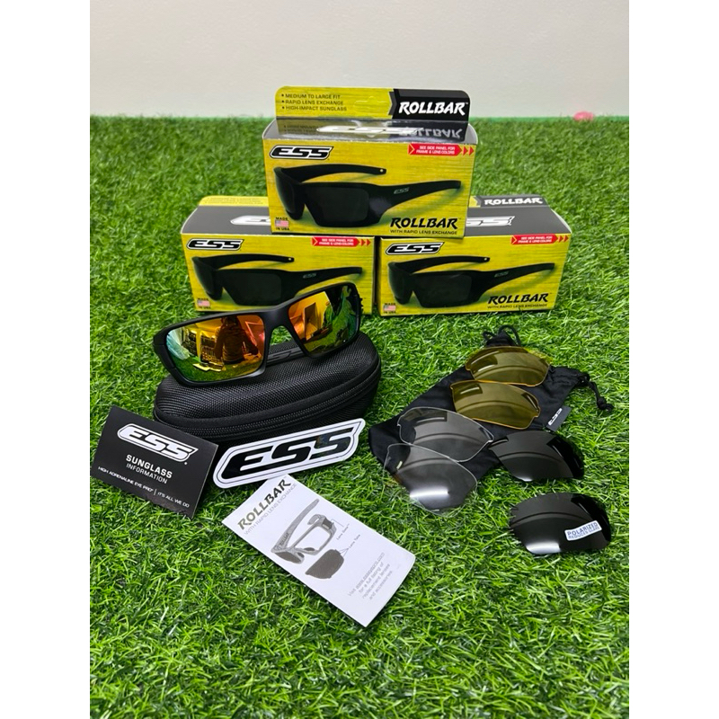 แว่นตาESS ROLLBARแว่นยุทธวิธี เลนส์โพราไรส์