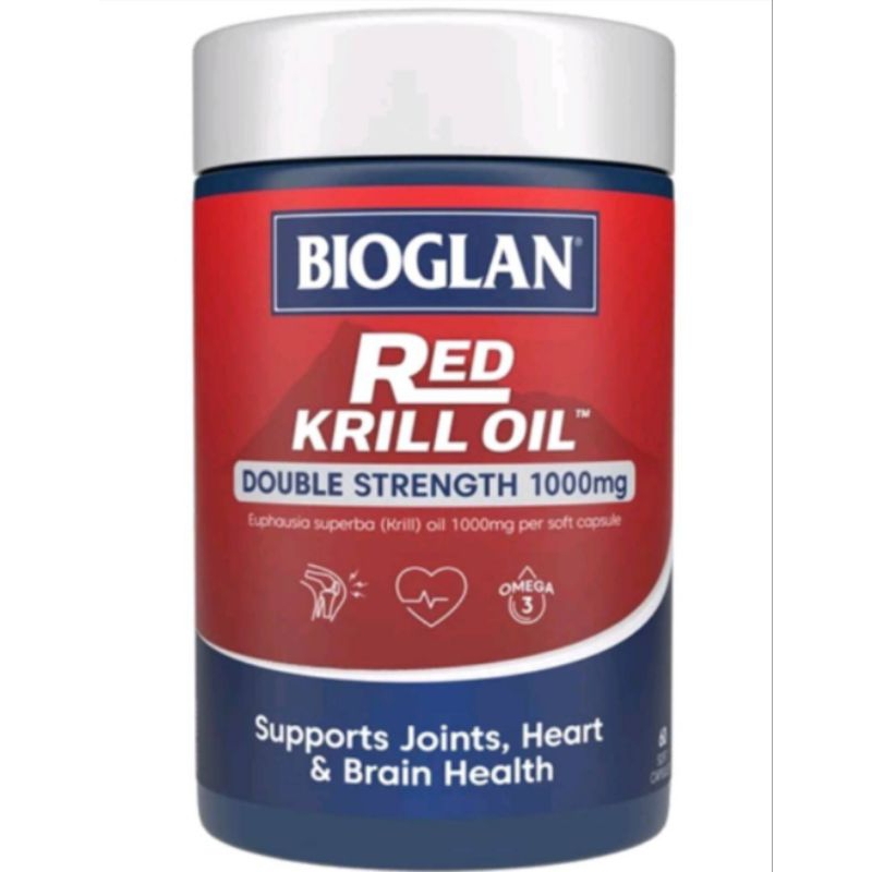 Bioglan Red Krill Oil 1000 mg 60 softgels