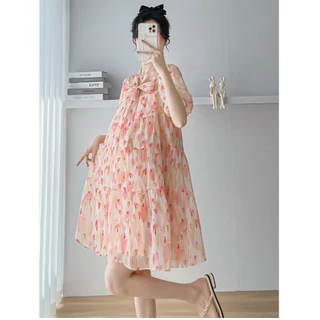 ( ผ้าไหมแก้ว ) ชุดมินิคลุมท้อง ใส่สบายไม่ร้อน AA4172