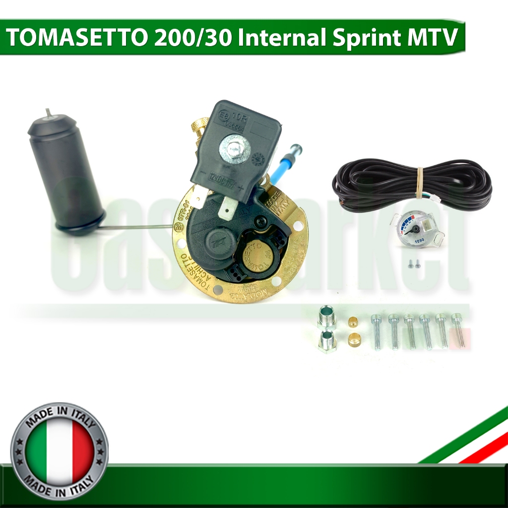 มัลติวาวล์ Tomasetto Sprint วาล์วใน 200/30 พร้อม นาฬิกา -  Tomasetto Sprint Internal MTV 200/30 + ฺLevel sensor