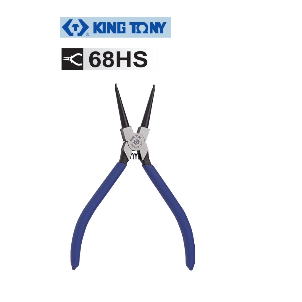[KINGTONY แท้!!!] คีมหนีบแหวนปากตรง  คิงโทนี่ี KINGTONY รุ่น 68HS ขนาด 5 7 10 นิ้ว MADE IN TAIWAN 100%
