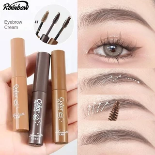 ครีมย้อมคิ้ว Aimeiliมาสคาร่าคิ้ว 3D ครีมมาสคาร่าคิ้ว สีน้ําตาลเข้ม ธรรมชาติ เรียงเส้นสวย สามมิติ 3 สี ติดทนนาน กันน้ํา