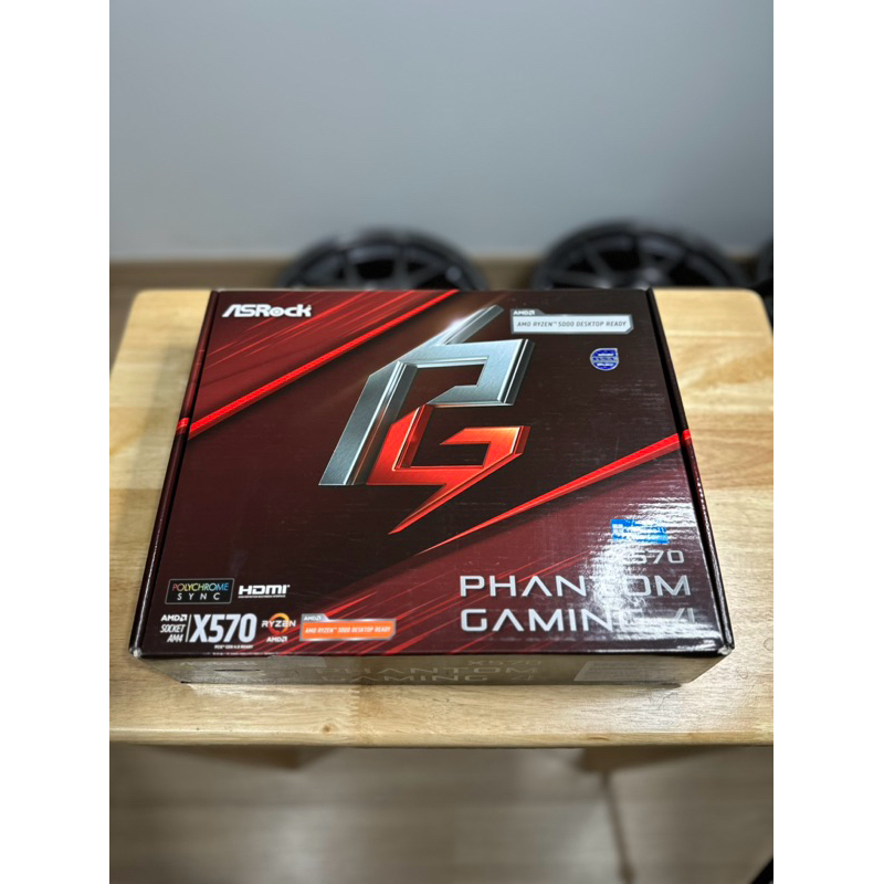 Asrock X570 Phantom Gaming 4 สภาพใหม่ ซื้อมาไม่ได้ใช้