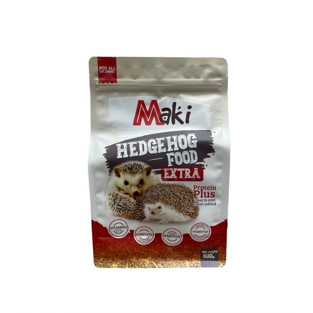 อาหารเม่นแคระแดง สูตรใหม่ โปรตีนสูง Maki Hedgehog Food ขนาด 600 กรัม [ ถุงสีแดง ] - รูปที่ 7
