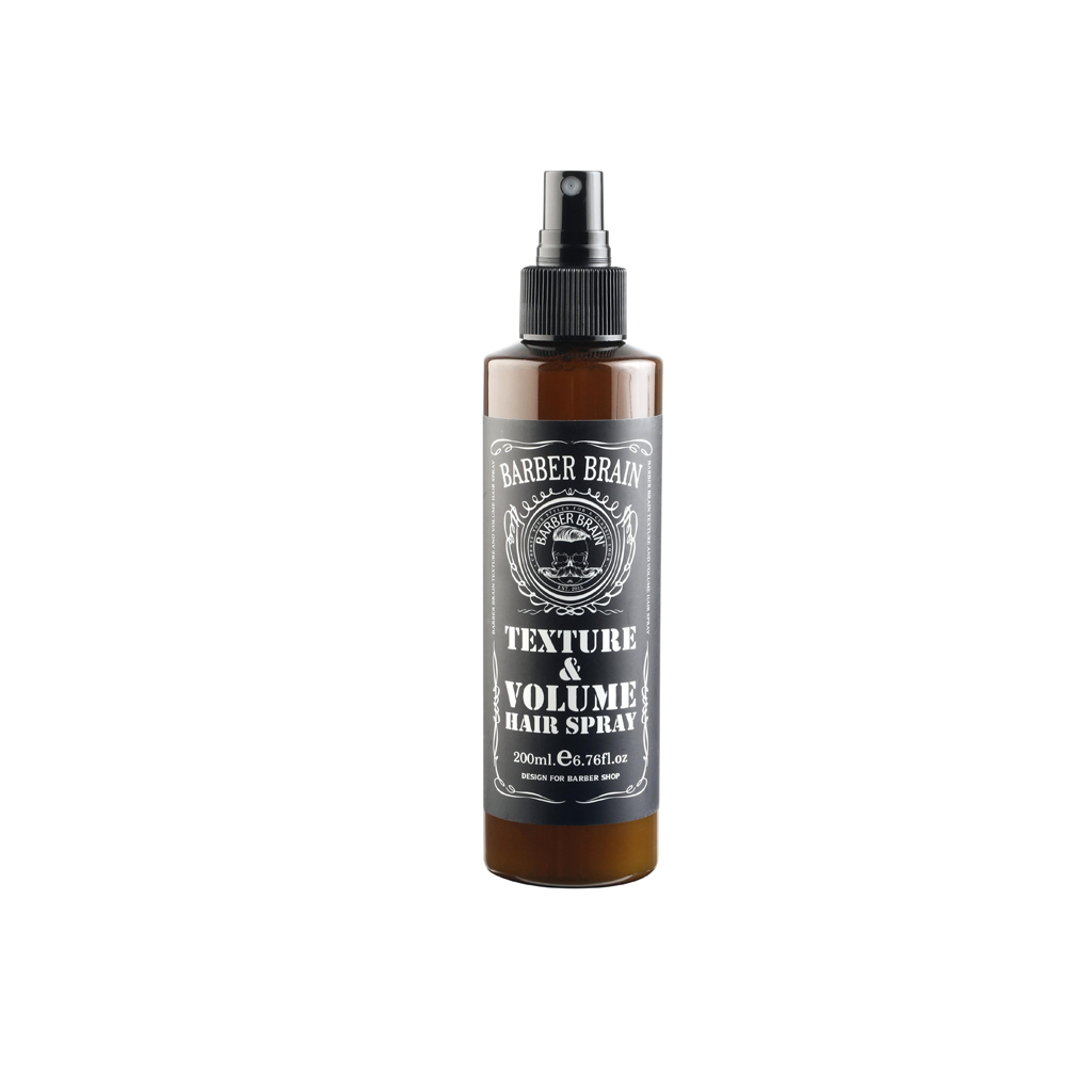BARBER BRAIN TEXTURE AND VOLUME HAIR SPRAY 200ml (7025) สเปรย์ยกโคนผม เท็กซ์เจอร์ แอนด์ วอลลุ่ม