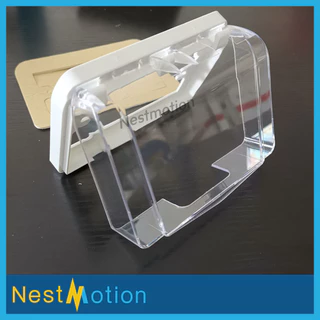 NANO ฝาครอบกันน้ำ หน้ากากกันน้ำ ฝาปิดกันน้ำ แนวนอน ฝาใส ฝาครอบพลาสติก ฝาครอบNANO-411 ฝาครอบปลั๊กไฟ ที่ครอบปลั๊กกันน้ำ