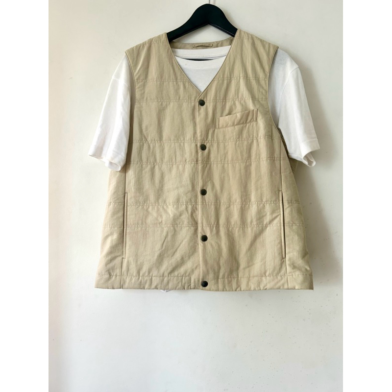cream vest jacket mcgregor sport
