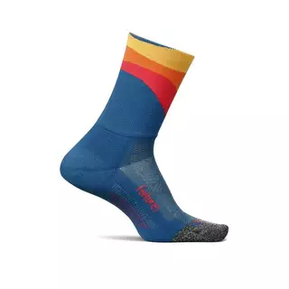 Feetures Elite/Trail Mini Crew ถุงเท้าวิ่งมาราธอน ขายดีอันดับหนึ่งในอเมริกา กระชับ ระบายอากาศดีสุด (รับประกัน 1 ปี)