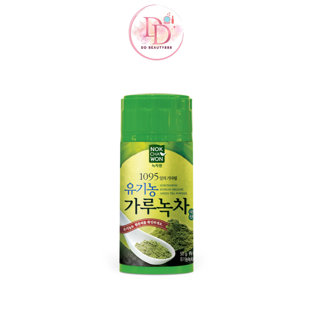 ชาเขียวแจ็คสัน NOKCHAWON Organic Green Tea Powder 50G ผงชาเขียวออแกนิก