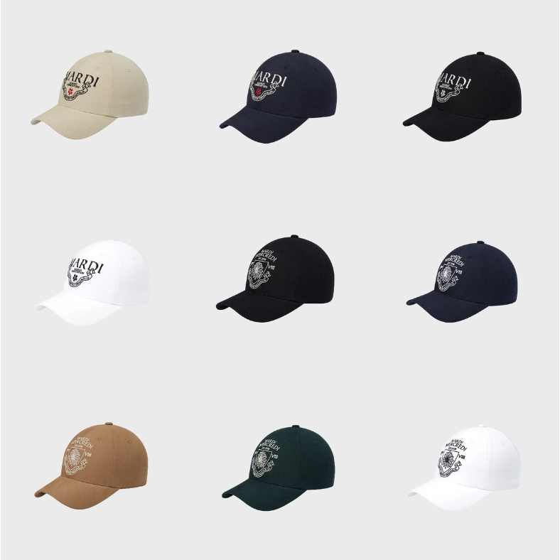 Mardi Mercredi Cap Alumni Classsique - Black, Navy Cream, White Black, Emblem- Khaki Ivory, Darkbeige Ivory